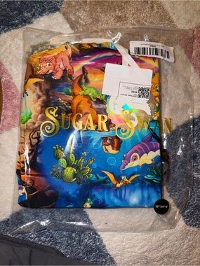 Sugar Swan Land Before Time Mini Crib Sheet